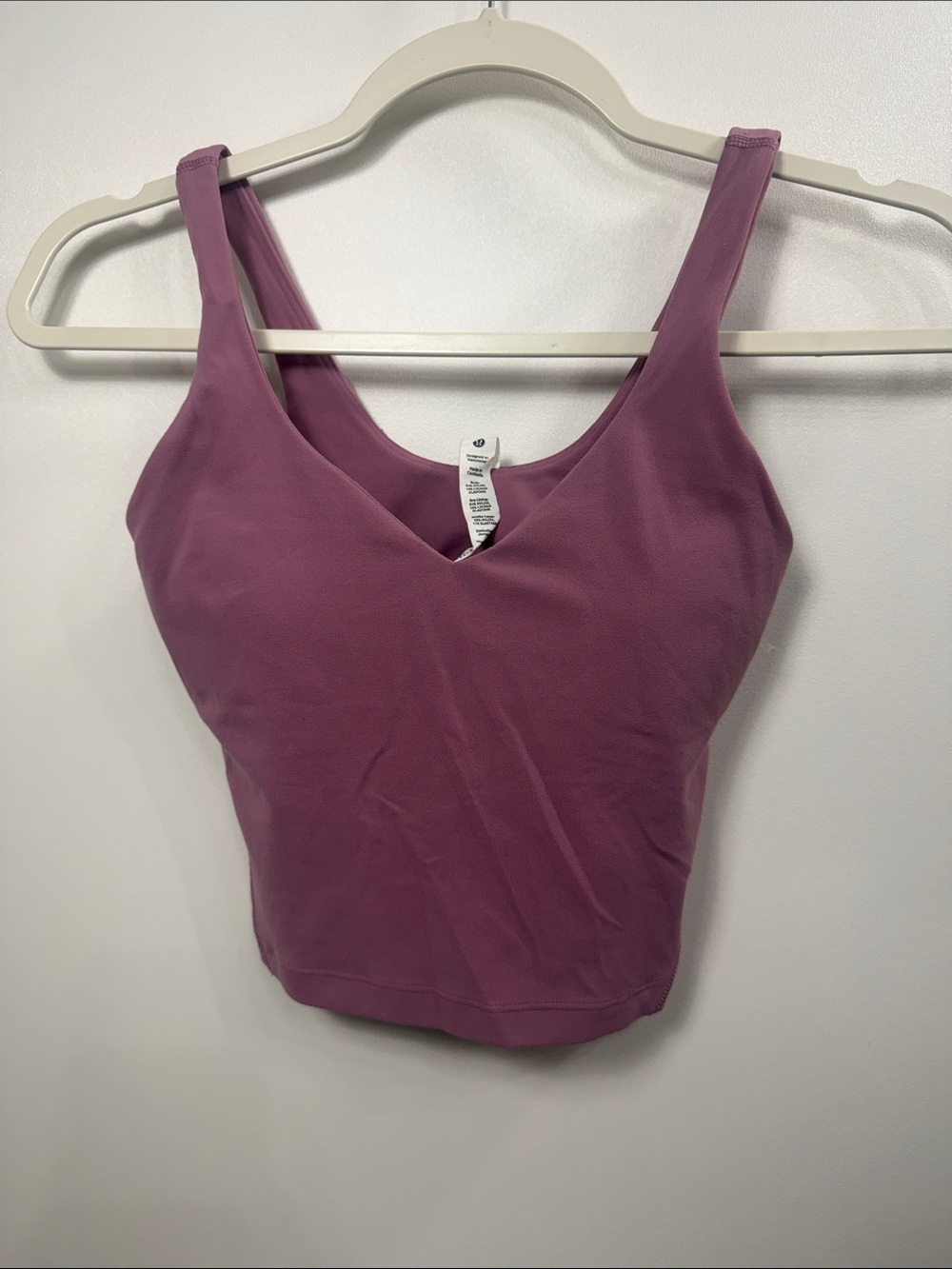 Lululemon Align Purple tank top crop size 2